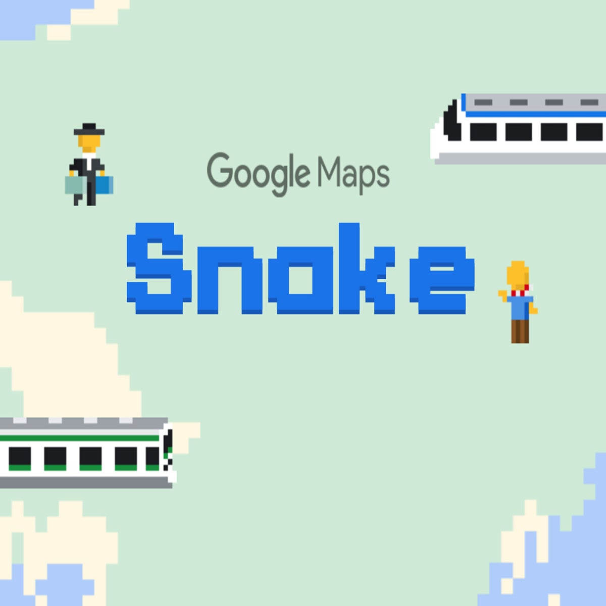 Google puts classic Snake game into Maps for April Fools' Day
