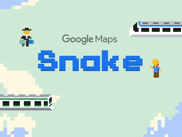 Google has slipped in its own version of the classic mobile game Snake into its Maps app