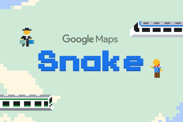 Google has slipped in its own version of the classic mobile game Snake into its Maps app
