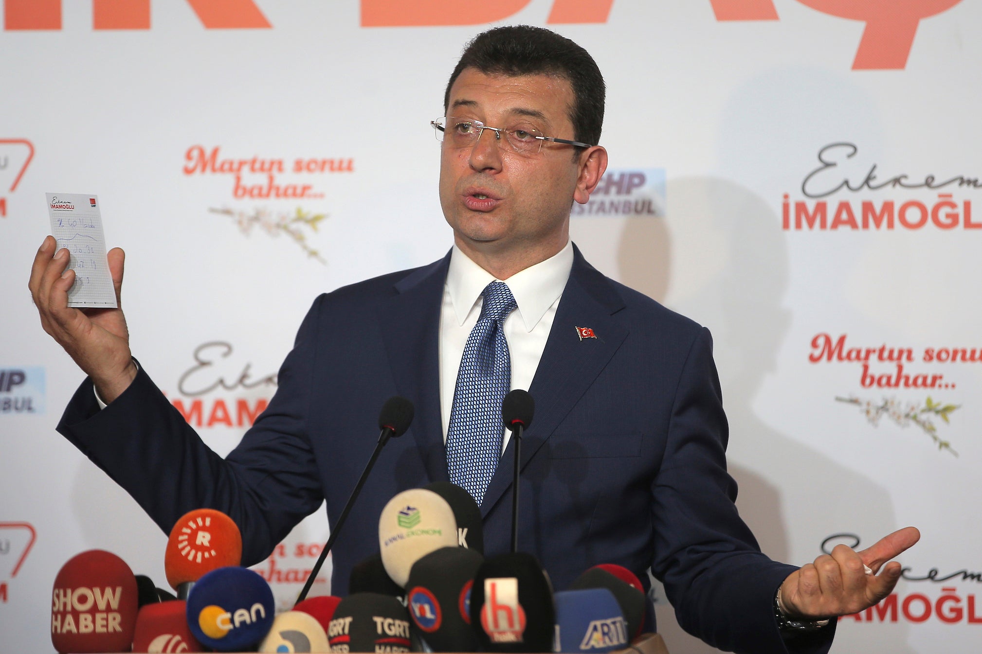 Ekrem Imamoglu, opposition candidate for Istanbul mayor
