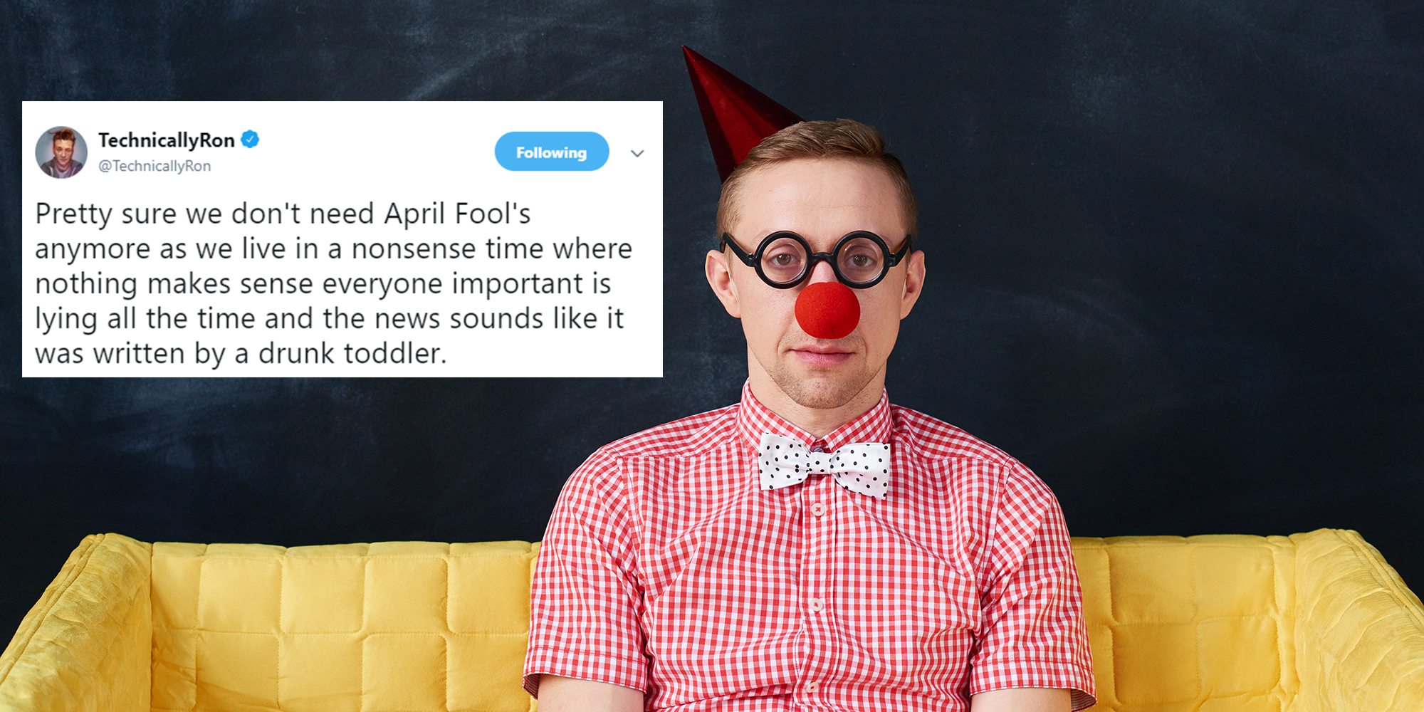 April Fool's Day Twitter joke sums up why we don't need pranks any