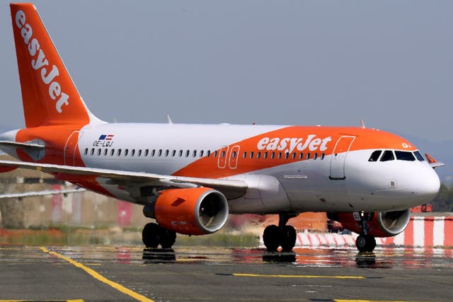 EasyJet passengers were diverted because of a runway closure