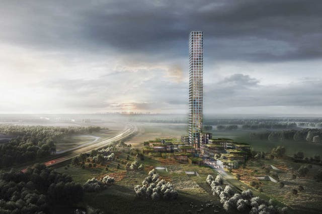 Once completed Bestseller Tower will be visible from 60km away