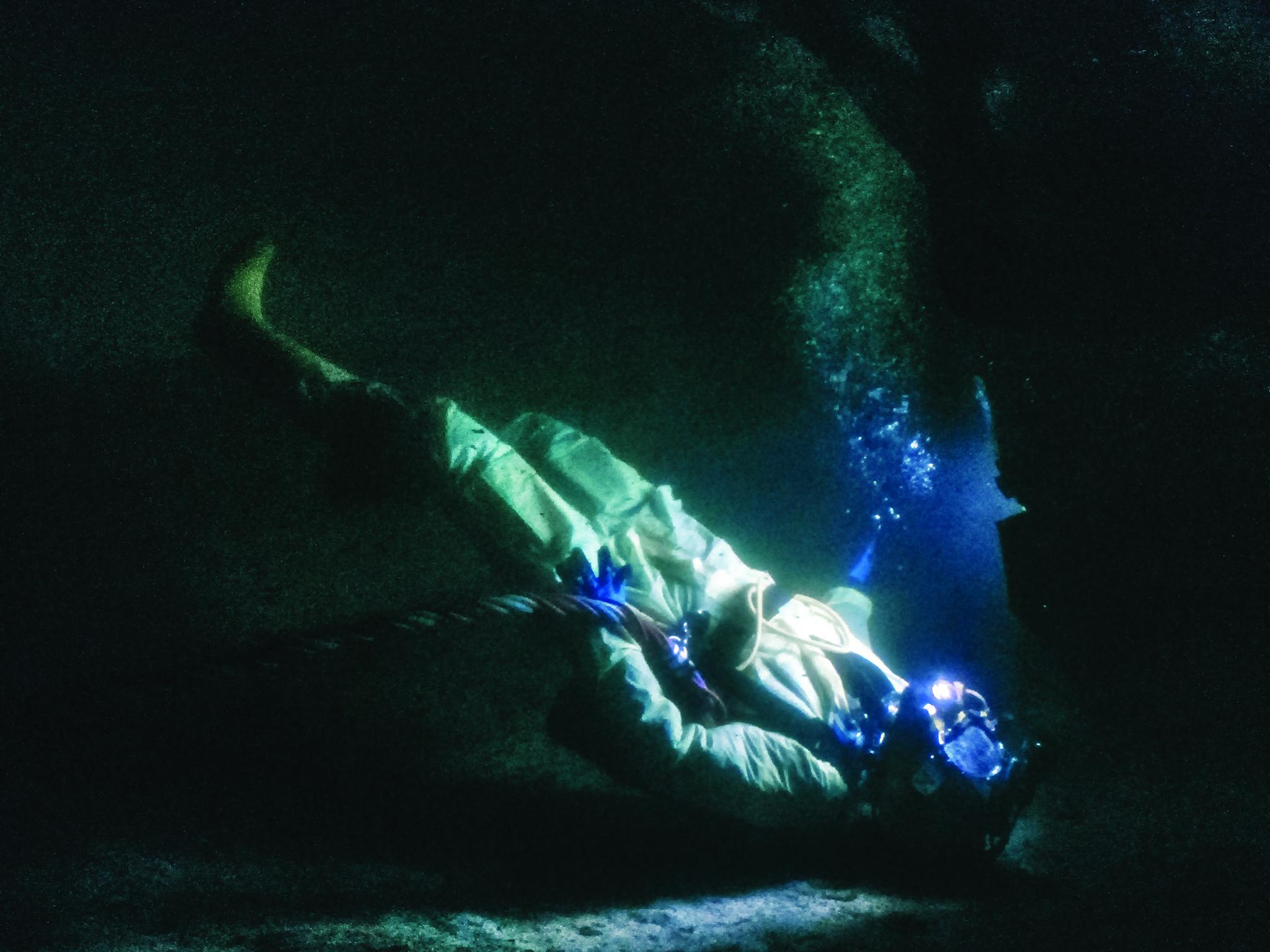 Diving for dear life: a still from the film ‘Last Breath’, which follows the story of saturation diver Chris Lemons