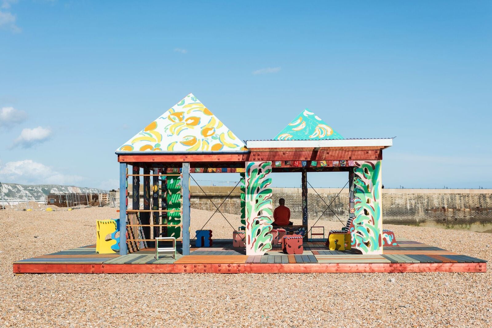 Sol Calero’s ‘Casa Anacaona‘ is a vibrant beach cabana, both artwork and public space