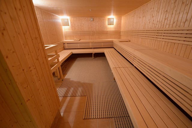 A Swedish police officer arrested a fugitive after encountering him in a sauna