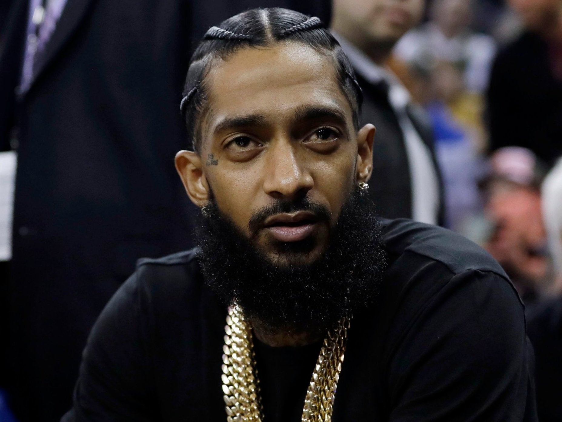 Nipsey Hussle was shot outside his clothing shop in south Los Angeles.
