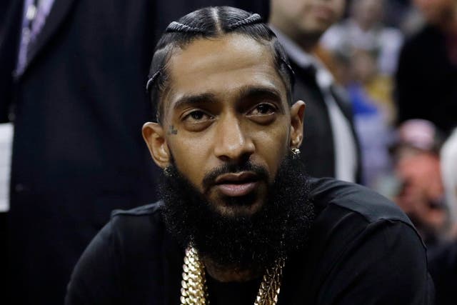 Nipsey Hussle was shot outside his clothing shop in south Los Angeles