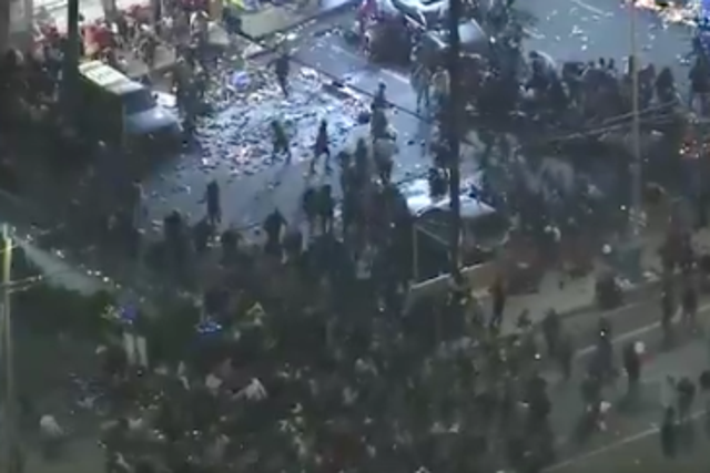 Nipsey Hussle vigil descends into chaos