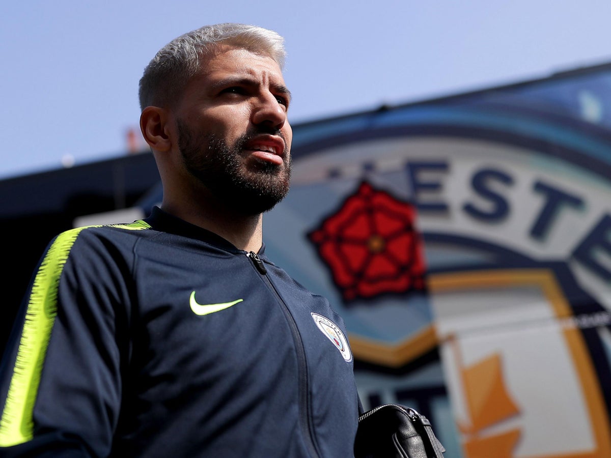 Sergio Aguero Injury Manchester City Striker Ruled Out Of Cardiff City Clash The Independent The Independent
