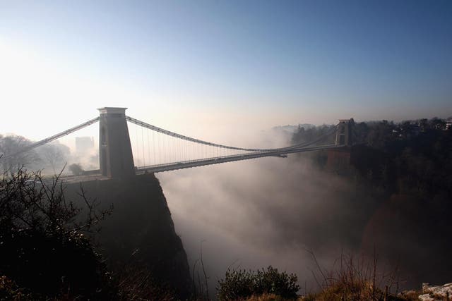 The Clifton Suspension Bridge, Brunel's first major commission at the age of 24