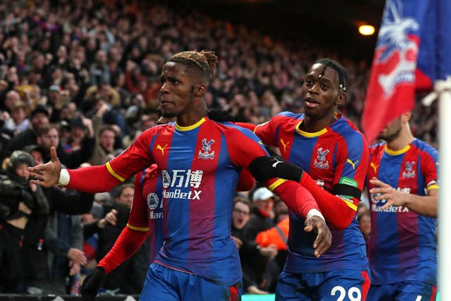 Wilf Zaha (l) and Aaron Wan-Bissaka (r) are in-demand stars