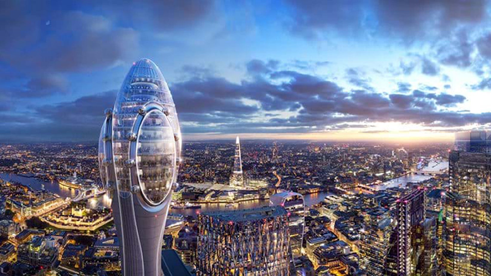 At 305.3 metres, the Tulip will be the second tallest building in Western Europe after the Shard