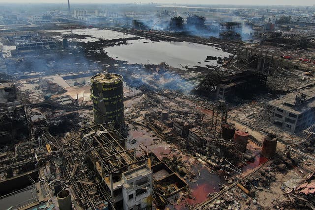 The death toll of a chemical plant explosion in Yancheng rose to 78 at the end of March