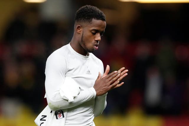 Ryan Sessegnon looks dejected after being relegated