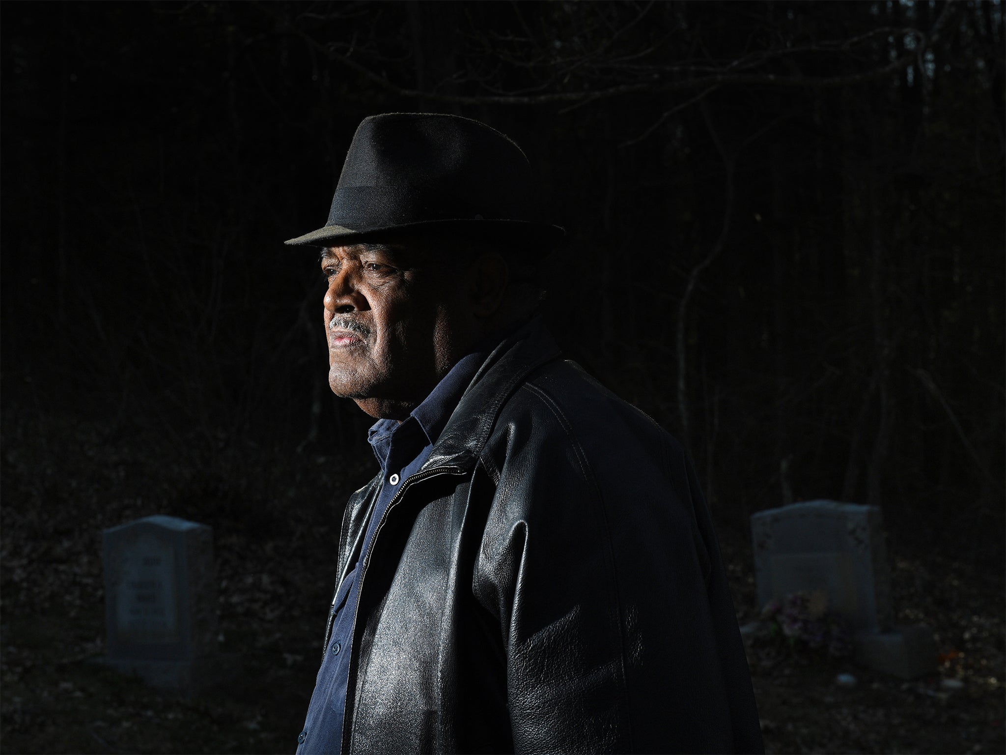 John Johnson at the location of the 1926 lynching: ‘I want them to admit it’