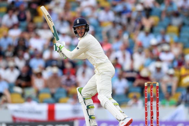 Keaton Jennings in action for England during the tour of Sri Lanka
