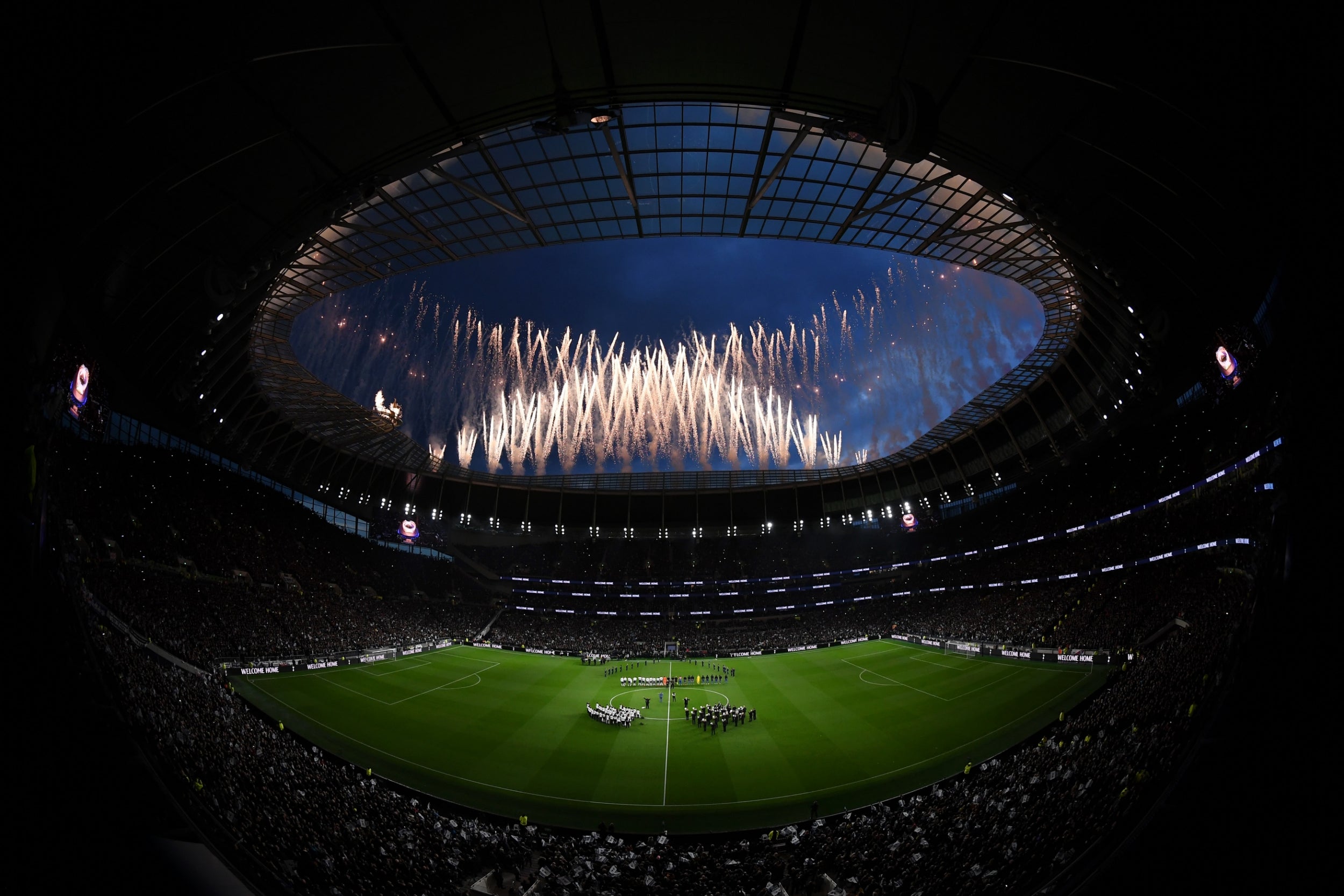 Tottenham vs Crystal Palace: Opening ceremony at Spurs’ new stadium in pictures ...