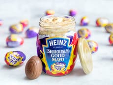 Heinz and Cadbury create Creme Egg-flavoured mayonnaise concoction