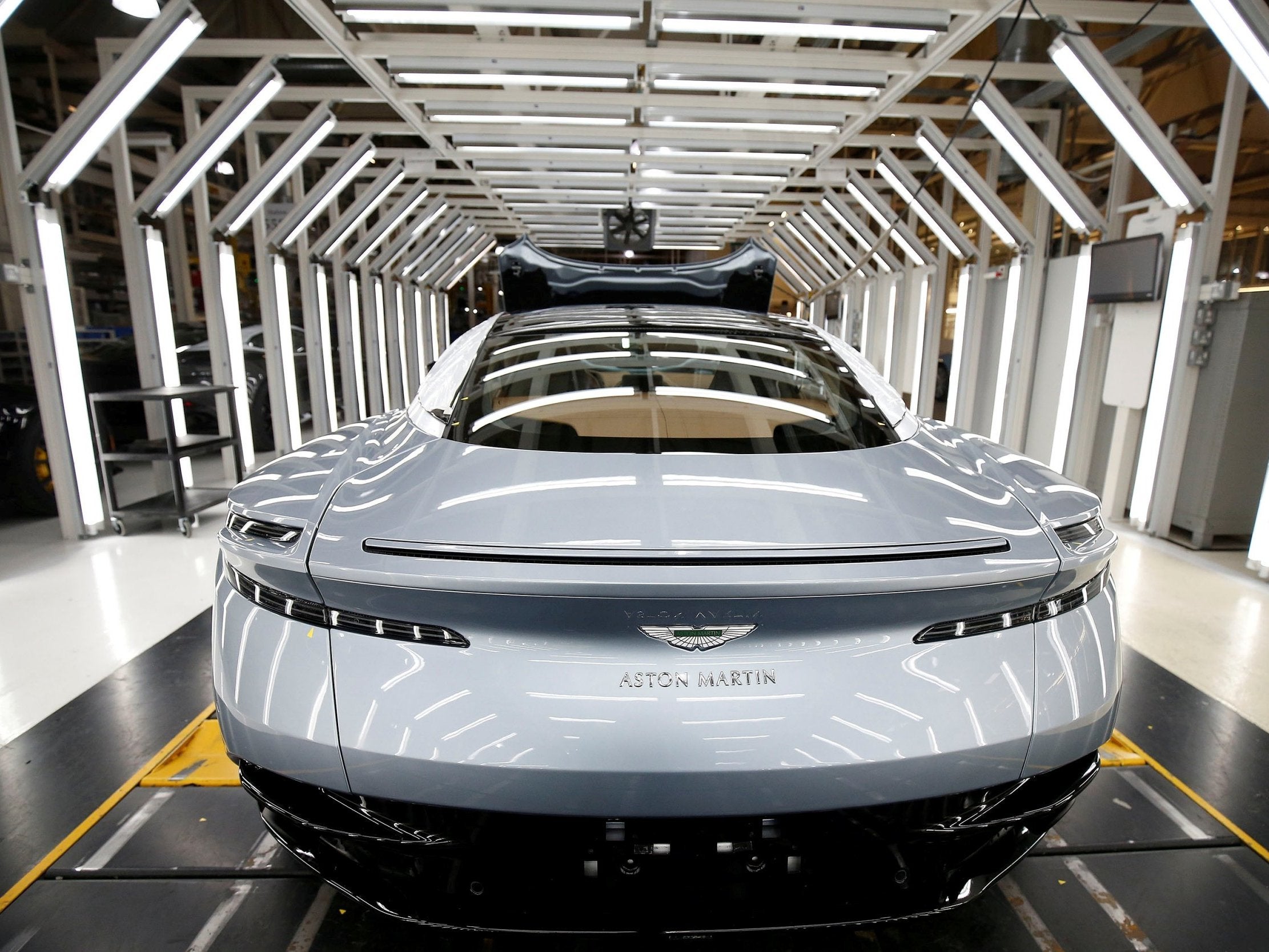 The production line of the firm’s HQ in Gaydon