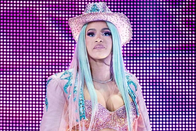 Cardi B performs at RodeoHouston on 1 March, 2019 in Houston, Texas.
