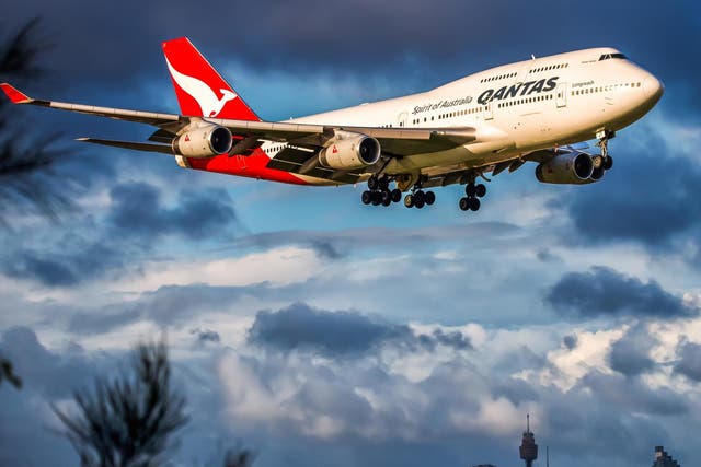 One plane engine was shut down during a Qantas flight, causing commotion among passengers