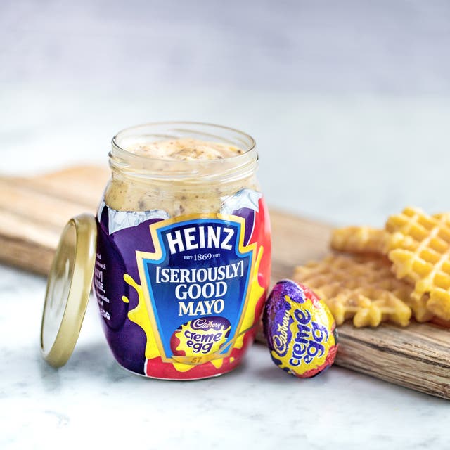The Heinz Cadbury Creme Egg mayonnaise