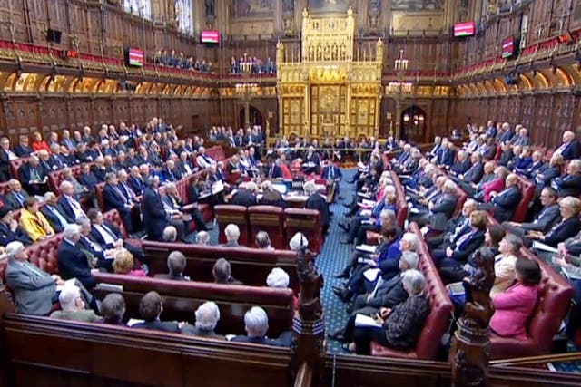 The House of Lords debates the Brexit extension