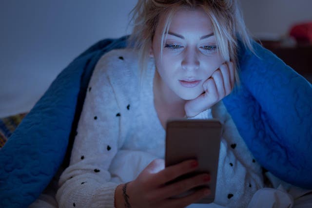 There have been widespread fears about the impact of 'blue light' from devices on health