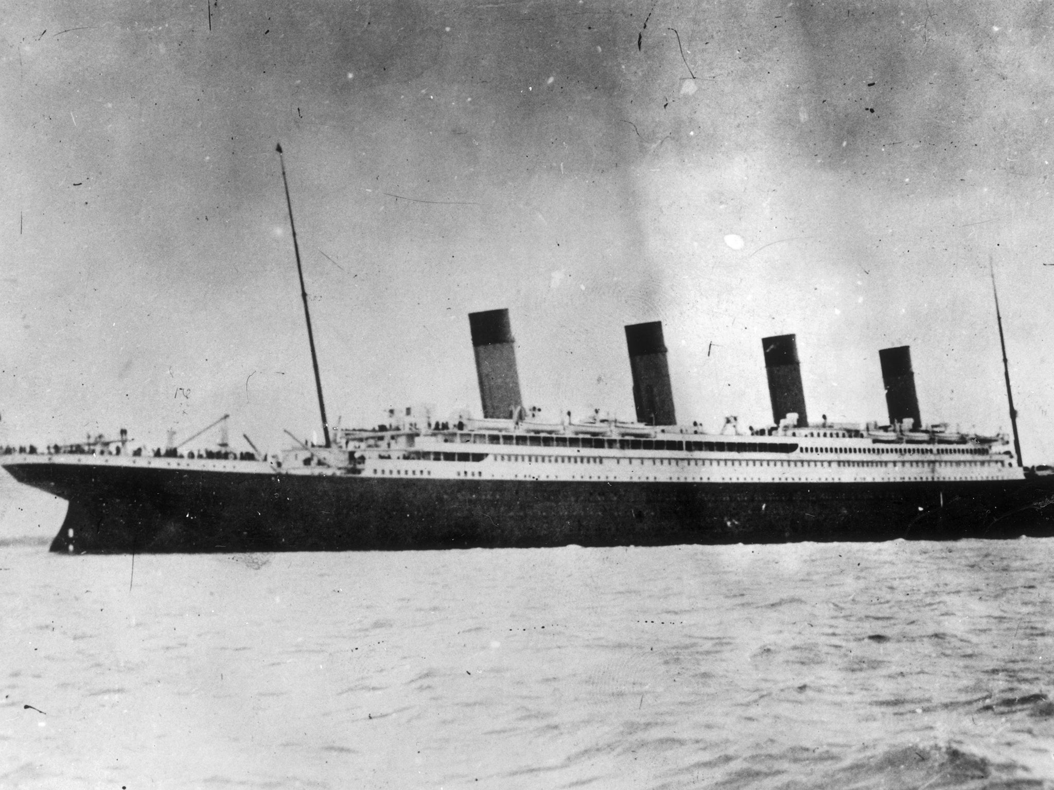 The RMS Titanic, which went down in 1912