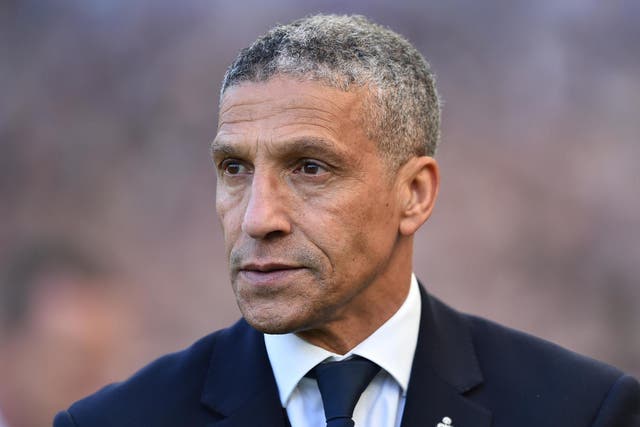 Chris Hughton will look for a response from his side after the 1-0 defeat to Tottenham
