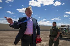 Trump sparks controversy by claiming 'system is full' on border visit