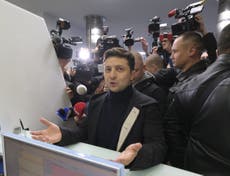 As comedian takes lead in Ukraine election, it’s no joke for Russia