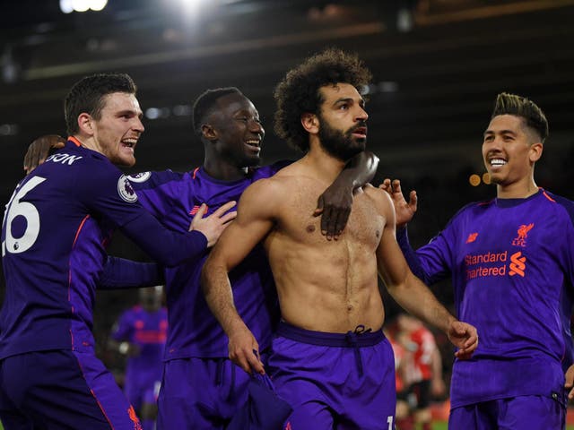 Mohamed Salah's late goal swung this tie in Liverpool's favour