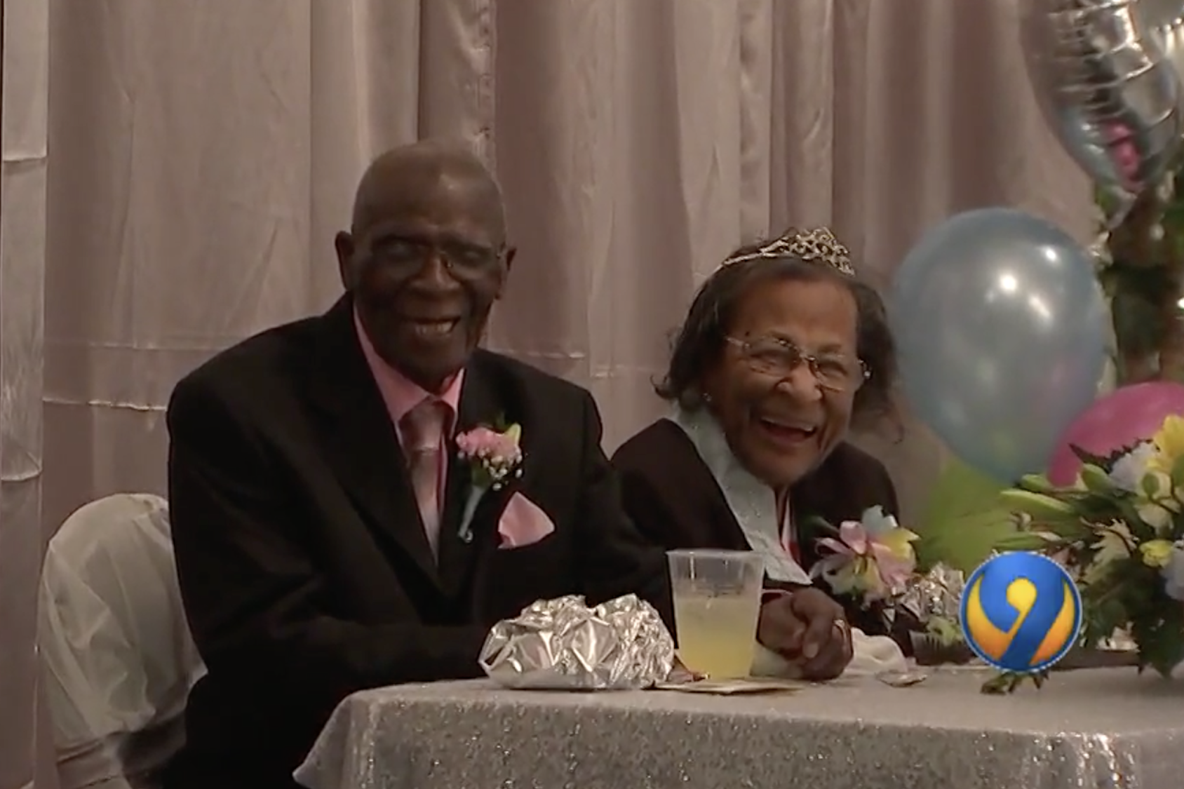 D W Williams and Willie Williams have been married 82 years (WSOC-TV)