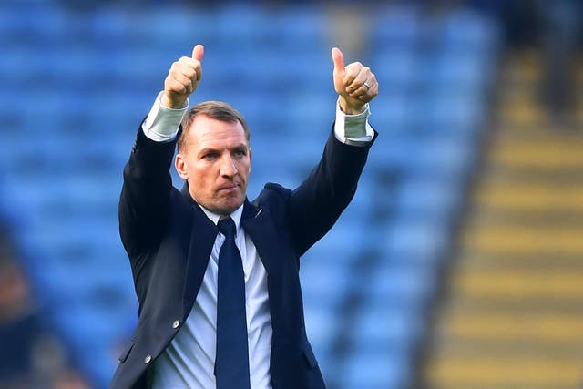 Brendan Rodgers will hope his side can pick up their fifth consecutive win