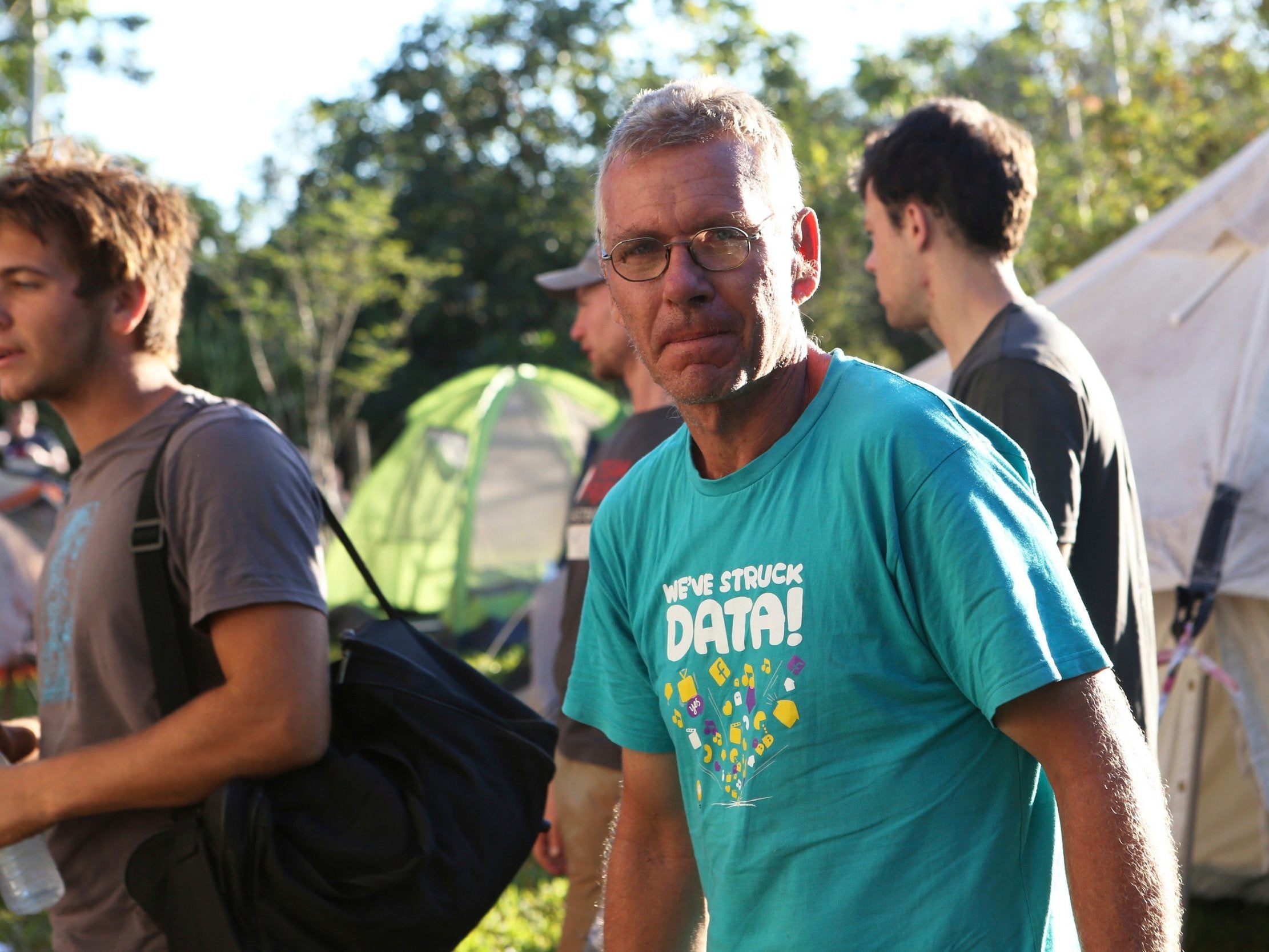 Gilles van de Wall started a rescue operation for nearby families which turned into a grassroots relief centre for thousands of people