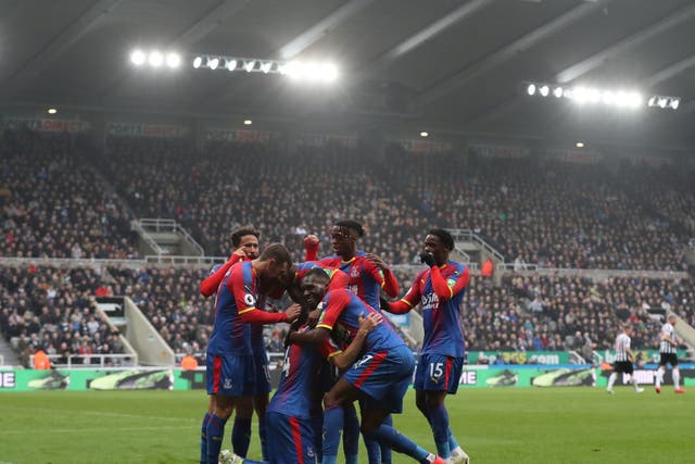Palace swamp Luka Milivojevic after his penalty broke the deadlock