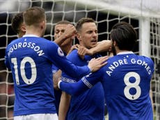 Jagielka’s early winner dents Arsenal’s top-four ambitions