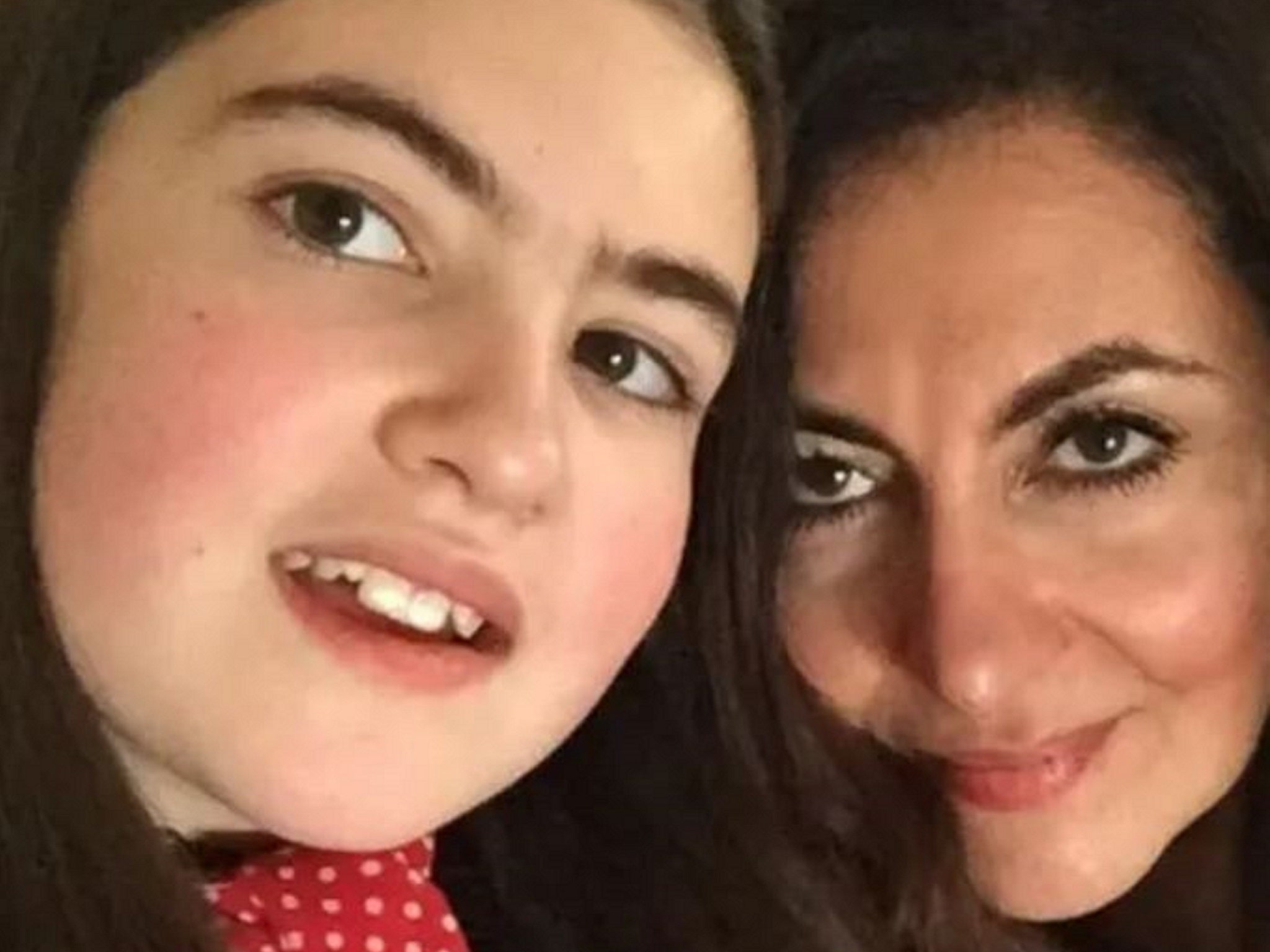 British mother Laleh Shahravesh pictured with daughter Paris