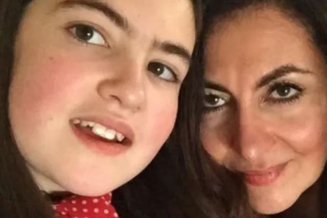 British mother Laleh Shahravesh pictured with daughter Paris