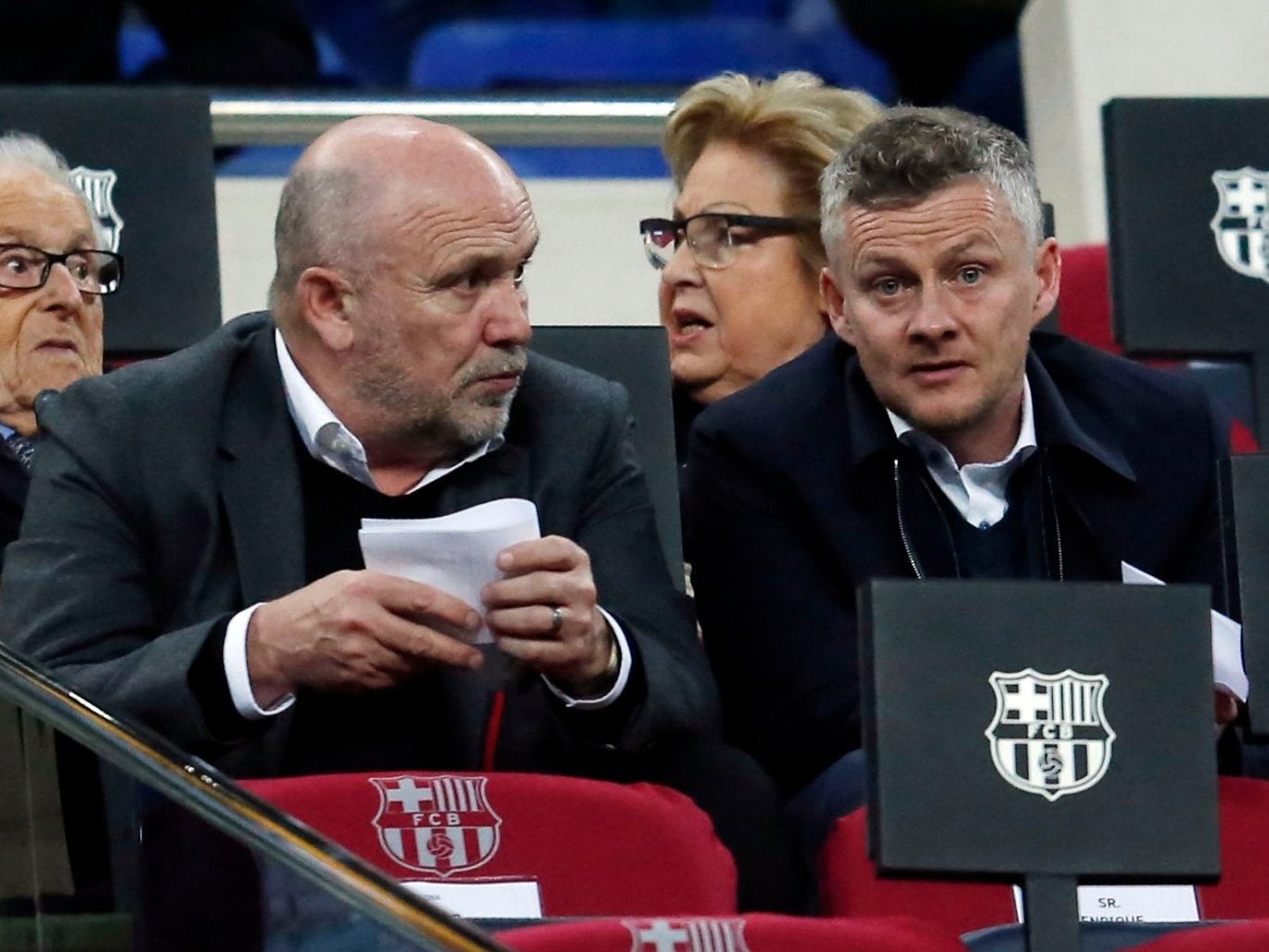 United face Barcelona on Wednesday