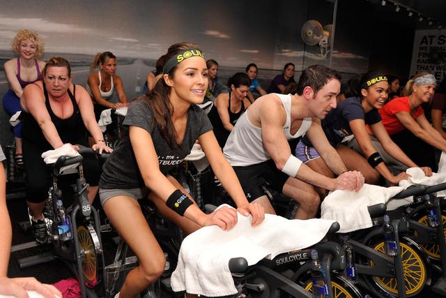 Olivia Culpo at SoulCycle, Upper East Side on 14 January 2013
