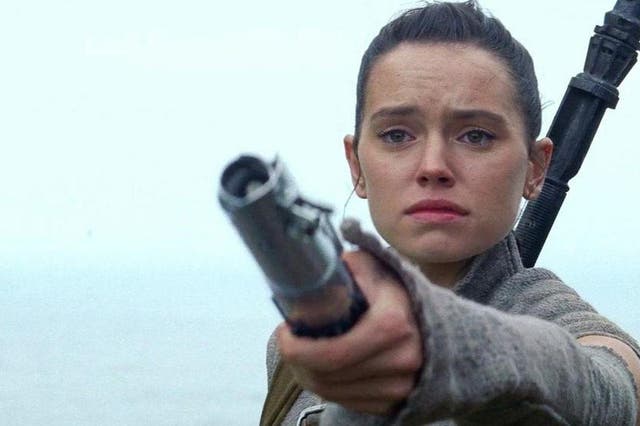 Rey (Daisy Ridley) in 'Star Wars'