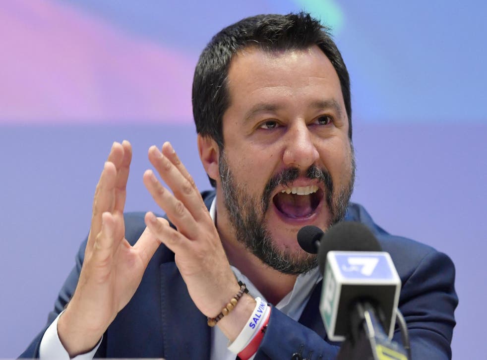Matteo Salvini gained notoriety for his hard-line stance against immigrants