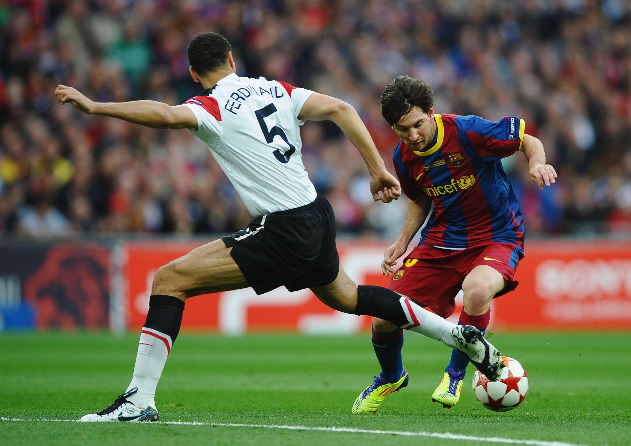 Messi's skill levels comes across in Ferdinand's autobiography