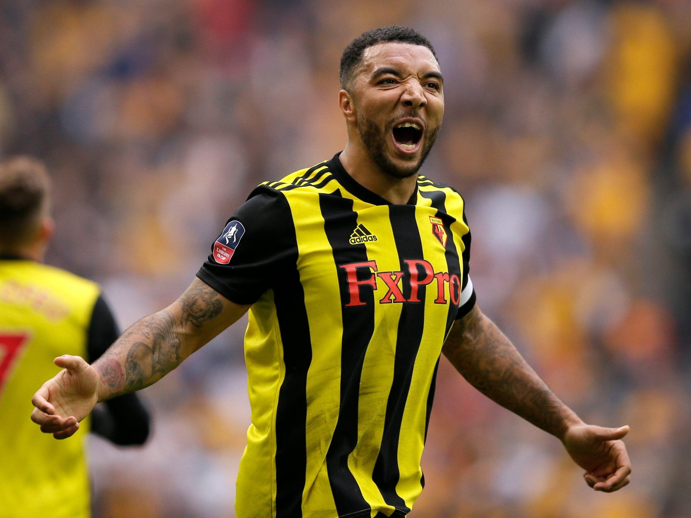 Watford captain Troy Deeney received racist abuse on Instagram after Sunday's FA Cup victory over Wolves