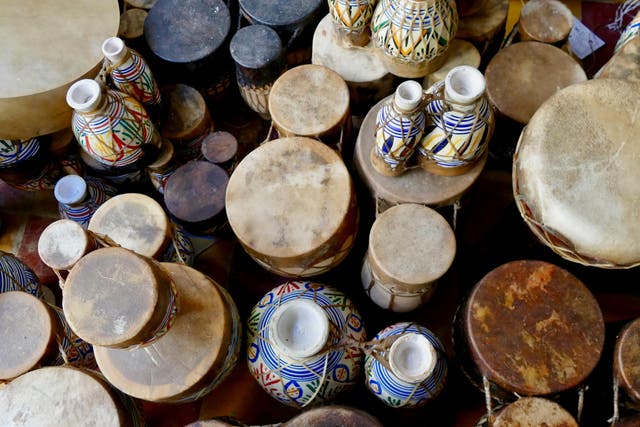 <p>Fes is one the world’s greatest craft hubs, producing items such as drums</p>