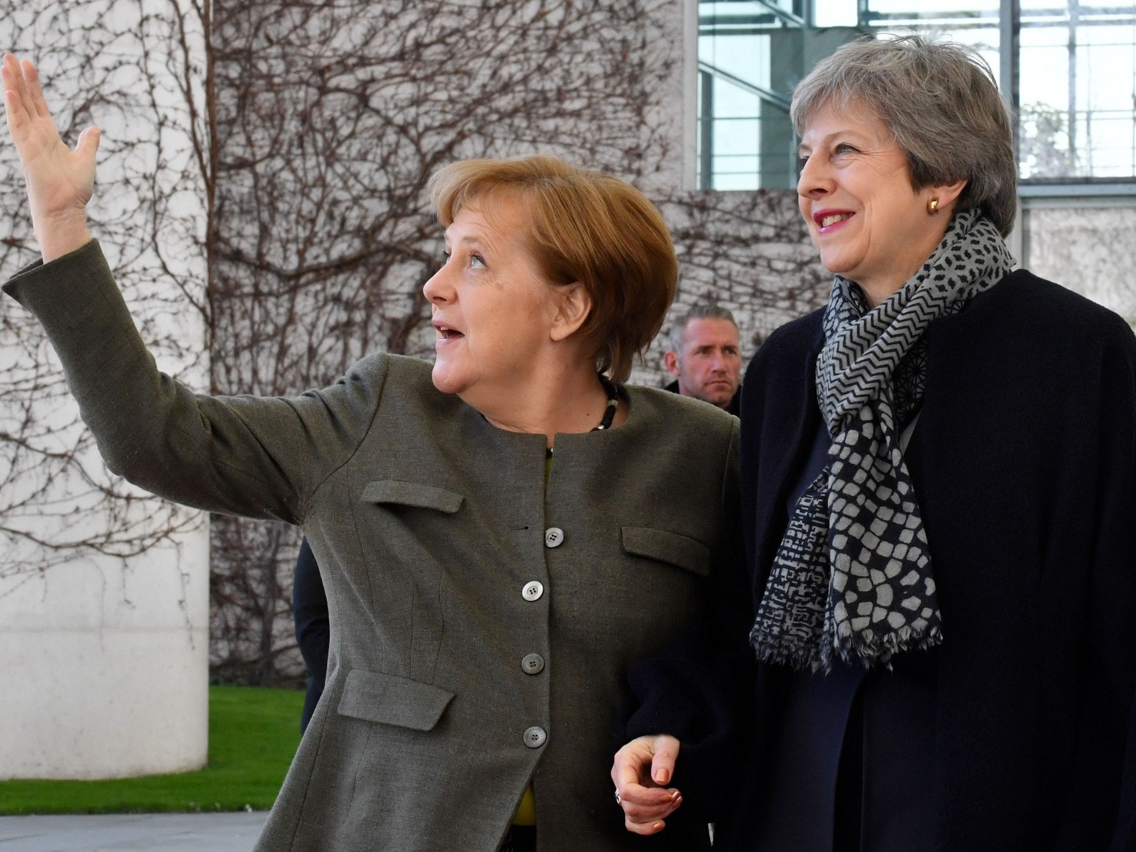 Related video: Theresa May arrives in Berlin for talks with Merkel