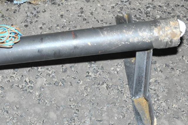 Mortar-launching tube